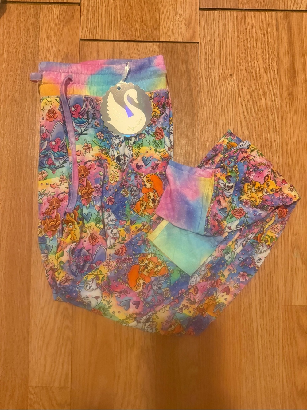 Sugar Swan A Mothers Love Small Adult Bamboo Joggers *New with Tags*